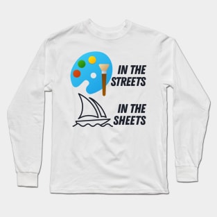 Microsoft Paint In The Sheets, Midjourney In The Sheets Long Sleeve T-Shirt